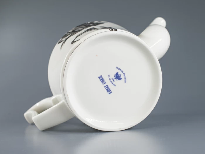 Подарочный набор чайник форма Юлия рисунок Сысоев. Волшебный сад II арт. 81.30911.00.1, 