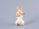 Скульптура Заяц с морковкой № 4 арт. 82.01965.00.1, 