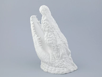 Подарочный набор Крокодил голова и хвост, рисунок Белый, арт. 81.32755.00.1 Подарочный набор Крокодил голова и хвост, рисунок Белый, арт. 81.32755.00.1