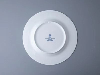 Тарелка декоративная 270 мм в подарочной упаковке форма Европейская рисунок Облепиха сибирская, арт. 81.33947.00.1