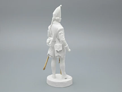 Скульптура Гренадер эпохи Павла I, в подарочной упаковке, рисунок Белый бисквит, арт 81.33429.00.1