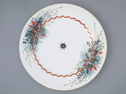 Тарелка плоская 270 мм, форма Стандартная  2, рисунок Календа, арт. 80.44475.00.1, 