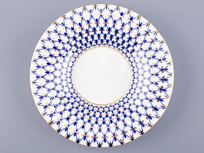 Чашка с блюдцем кофейная 145 мл форма Юлия рисунок Кобальтовая сетка арт. 81.20119.00.1