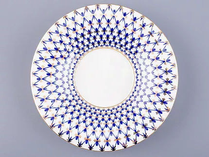 Чашка с блюдцем кофейная 145 мл форма Юлия рисунок Кобальтовая сетка арт. 81.20119.00.1