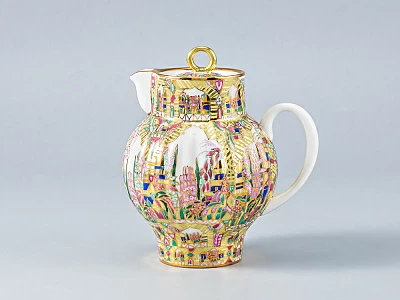 Сервиз чайный, форма Волна, рисунок Весенние пейзажи, 6 персон 22 предмета, арт. 81.14494.00.1 Сервиз чайный, форма Волна, рисунок Весенние пейзажи, 6 персон 22 предмета, арт. 81.14494.00.1