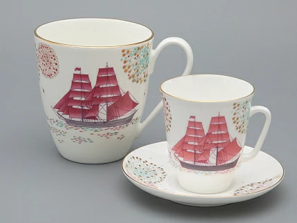 Бокал форма Вариации рисунок Алые паруса, арт. 80.05043.00.1