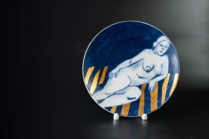 Декоративная тарелка Модель 2, на форме Эллипс, арт 60.10526.00.1