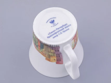 Бокал 360 мл форма Ленинградский рисунок Санкт-Петербург. Краснофлотский мост арт. 80.44856.00.1, 