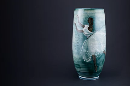 Ваза Русские сезоны на форме Карелия, арт 60.09679.00.1 Ваза Русские сезоны на форме Карелия, арт 60.09679.00.1