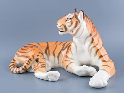 Скульптура Тигр большой размер, рисунок Цезарь арт. 82.38721.00.1