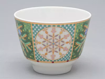 Чашка с блюдцем чайная 350 мл форма Подарочная рисунок Морозный январь арт. 81.31749.00.1