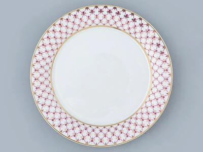 Сервиз столовый на 6 персон 24 предмета форма Юлиана рисунок Сетка-блюз 2, арт. 81.32450.00.1