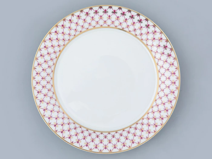 Сервиз столовый на 6 персон 24 предмета форма Юлиана рисунок Сетка-блюз 2, арт. 81.32450.00.1, 