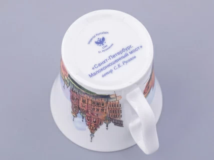 Бокал 360 мл форма Ленинградский рисунок Санкт-Петербург. Малоконюшенный мост  арт. 80.44857.00.1, 