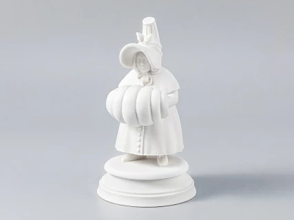 Скульптура Шестой гость Белый арт. 82.64921.00.1, 