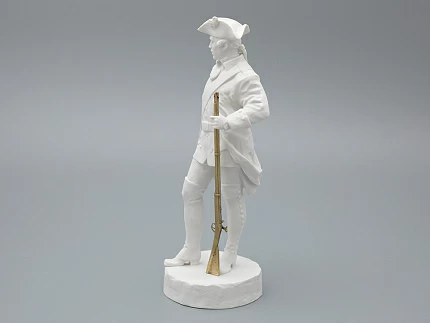 Скульптура Мушкетер эпохи Елизаветы Петровны, в подарочной упаковке, рисунок Белый бисквит, арт 81.31944.00.1