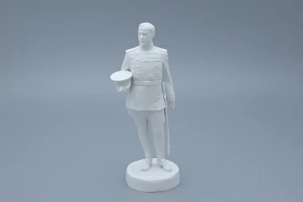 Скульптура Маршал Говоров Л.А., в подарочной упаковке, Белый бисквит, арт. 81.34246.00.1, 