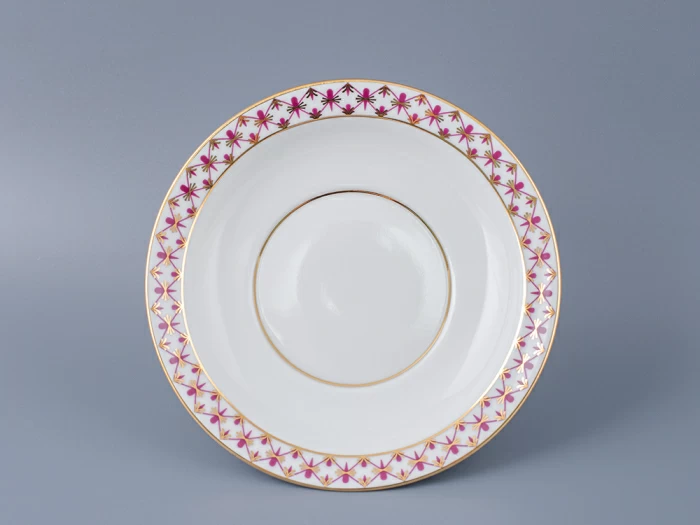 Чашка с блюдцем для бульона Молодежная Сетка-Блюз 2 арт. 81.26642.00.1, 