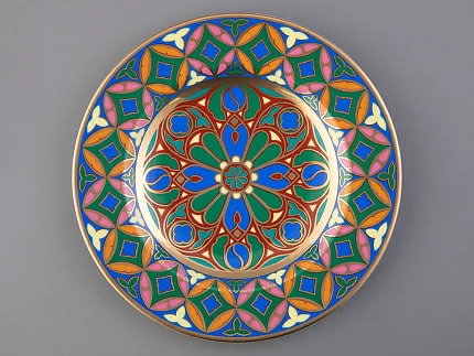 Тарелка декоративная 270 мм Европейская, в подарочной упаковке, рисунок Готическая 9, арт 81.25630.00.1 Тарелка декоративная 270 мм Европейская, в подарочной упаковке, рисунок Готическая 9, арт 81.25630.00.1