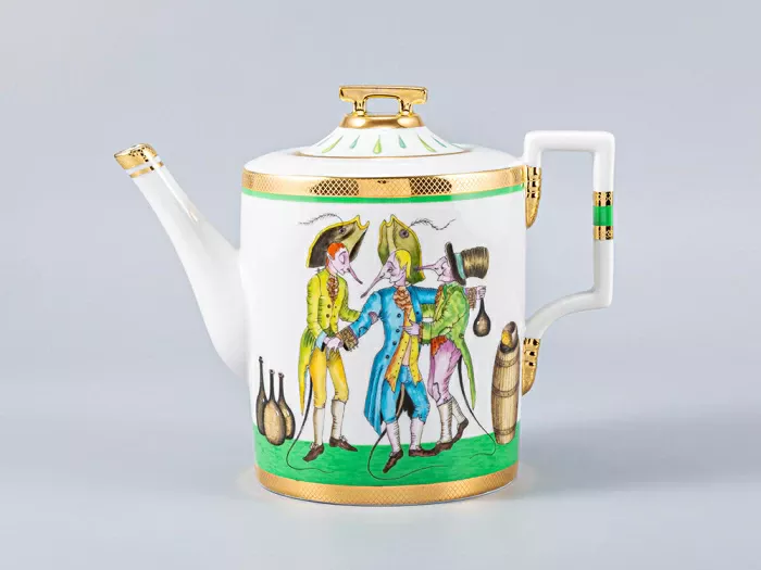 Сервиз чайный Гербовая Крысята-воришки, 6 персон 15 предметов, арт. 81.16925.00.1, 