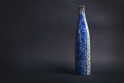 Ваза большой размер форма Бутыль, рисунок Раскрытие арт 60.08972.00.1