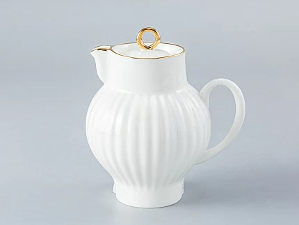 Сливочник форма Волна рисунок Золотая кантик, арт. 80.00749.00.1