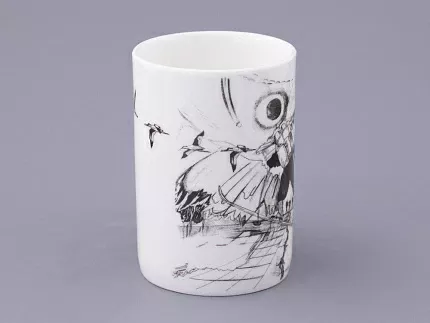 Бокал с крышкой в подарочной упаковке, форма Top. рисунок Путь на Север, арт. 81.32934.00.1