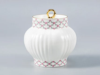 Сервиз чайный Волна Розовая сетка, 6 персон 20 предметов, арт. 81.20895.00.1, 