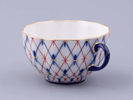 3-х предметный комплект чайный форма Тюльпан  рисунок Сетка 1950, арт. 81.31131.00.1, 