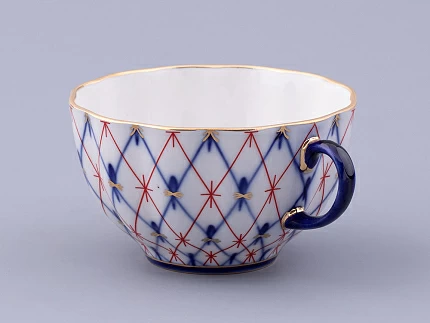 3-х предметный комплект чайный форма Тюльпан  рисунок Сетка 1950, арт. 81.31131.00.1