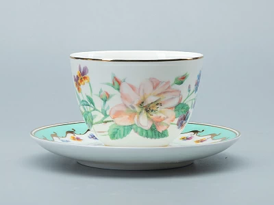 Чашка с блюдцем форма Весенняя 2 рисунок Улыбка флоры 2 арт. 81.30900.00.1