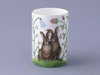 Бокал 400 мл форма Идиллия рисунок Сад Алисы, арт. 80.47611.00.1