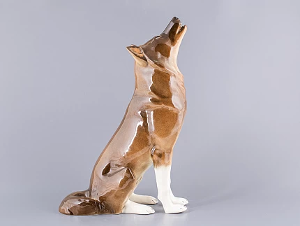 Скульптура Волк сидящий арт. 82.06370.00.1 Скульптура Волк сидящий арт. 82.06370.00.1