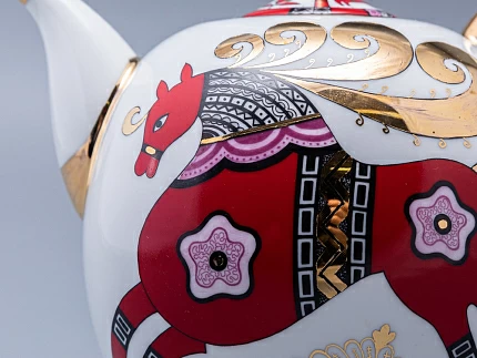 Комплект чайников Новгородский Красный конь арт. 81.10353.00.1 Комплект чайников Новгородский Красный конь арт. 81.10353.00.1