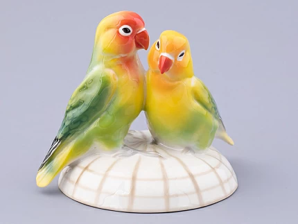 Скульптура форма Неразлучники, рисунок Тропические, арт. 82.47415.00.1 Скульптура форма Неразлучники, рисунок Тропические, арт. 82.47415.00.1