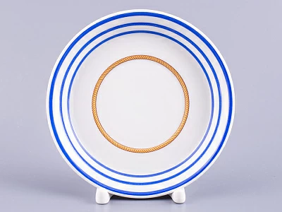 Чашка с блюдцем чайная 220 мл форма Гербовая рисунок Кают-компания № 6 арт. 81.24035.00.1 Чашка с блюдцем чайная 220 мл форма Гербовая рисунок Кают-компания № 6 арт. 81.24035.00.1