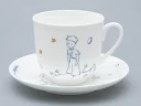 Подарочный набор Чашка с блюдцем, форма Ландыш рисунок Маленький Принц и Роза, арт. 81.27751.00.5, 