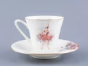 Чашка с блюдцем чайная форма Сад рисунок Фея смелости арт. 81.24851.00.1, 