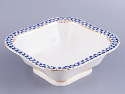 Салатник четырех порционный квадратный Молодежная Кобальтовая сетка арт. 80.06936.00.1, 