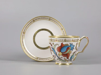 Сервиз чайный форма Александр III рисунок Русский, 6 персон 15 предметов арт. 81.30144.00.1,  Сервиз чайный форма Александр III рисунок Русский, 6 персон 15 предметов арт. 81.30144.00.1,