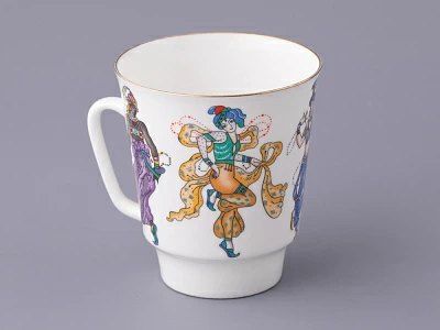 Трехпредметный комплект 165 мл форма Майская рисунок Балет Шахерезада, арт. 81.17663.00.1