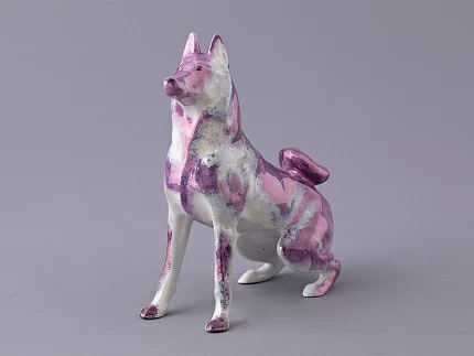 Скульптура форма Лайка, рисунок Аметист перламутр, арт 82.97472.00.1