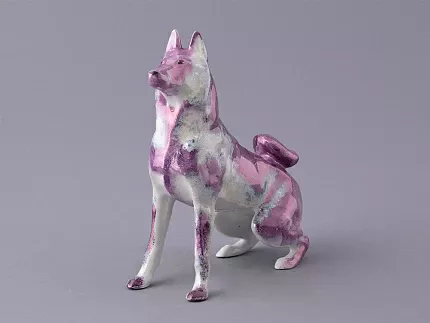 Скульптура форма Лайка, рисунок Аметист перламутр, арт 82.97472.00.1