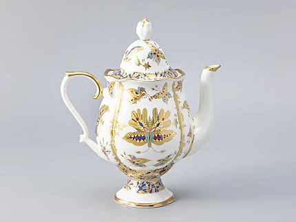 Сервиз кофейный форма Наташа рисунок Фантастические бабочки, 6 персон 14 предметов, арт. 81.21238.00.1 Сервиз кофейный форма Наташа рисунок Фантастические бабочки, 6 персон 14 предметов, арт. 81.21238.00.1