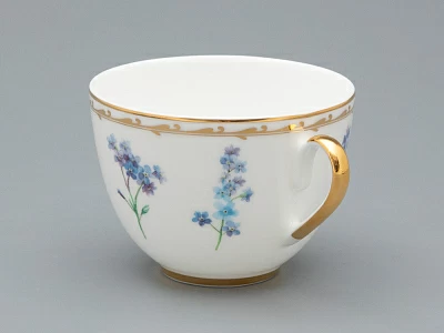 Чашка с блюдцем чайная форма Весенняя 2 рисунок Улыбка флоры 3, арт. 81.34137.00.1