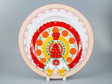 Декоративная тарелка 265 мм, форма Mazarin, рисунок Жар птица, арт 80.86742.00.1, 