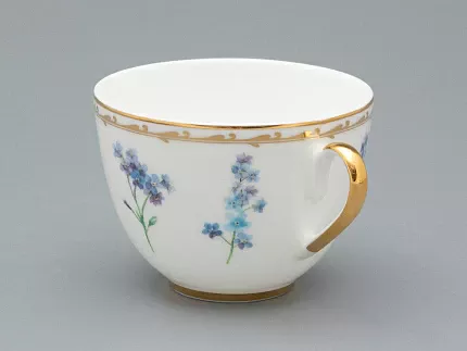 Чашка с блюдцем чайная форма Весенняя 2 рисунок Улыбка флоры 3, арт. 81.34137.00.1