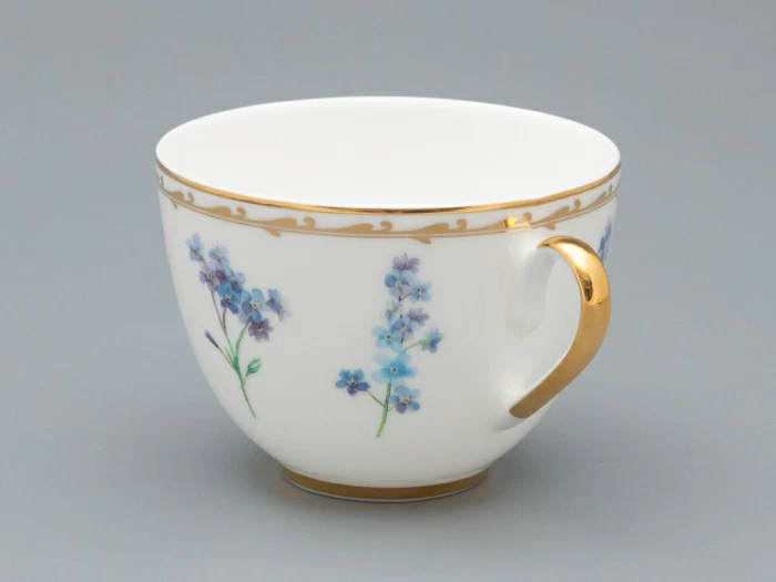 Чашка с блюдцем чайная форма Весенняя 2 рисунок Улыбка флоры 3, арт. 81.34137.00.1, 