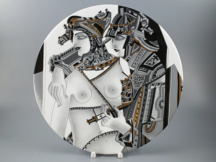 Тарелка плоская форма Extra Vatel рисунок Любовный напиток арт. 80.73289.00.1, 