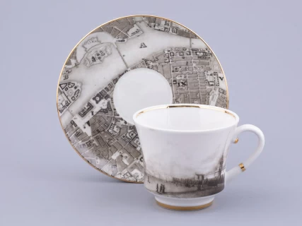 Сервиз чайный на 6 персон 15 предметов, форма Банкетная рисунок Великолепный Невский, арт. 81.32683.00.1, 